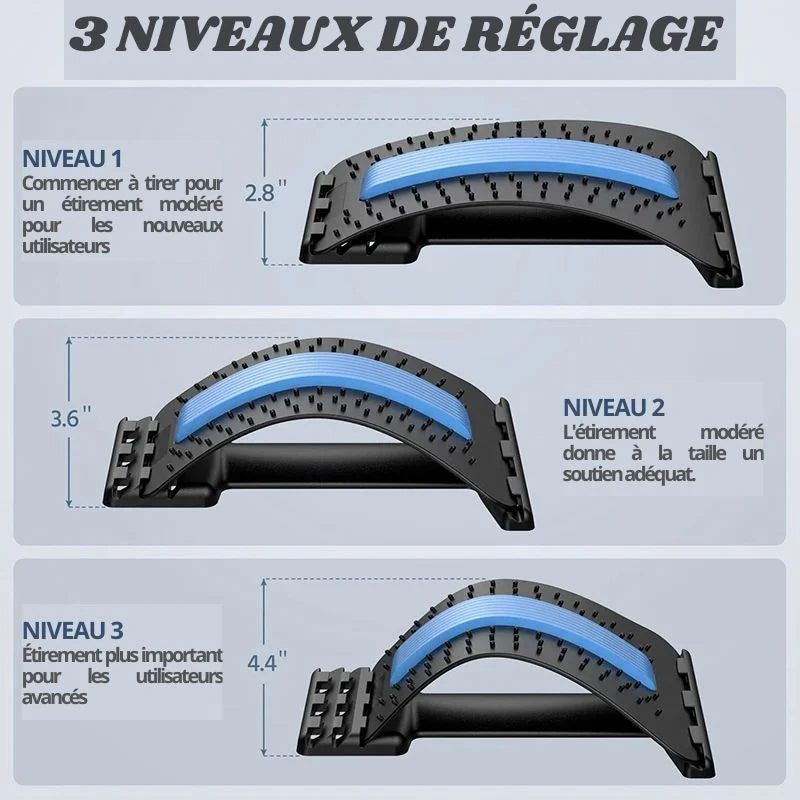civière dorsale orthopédique