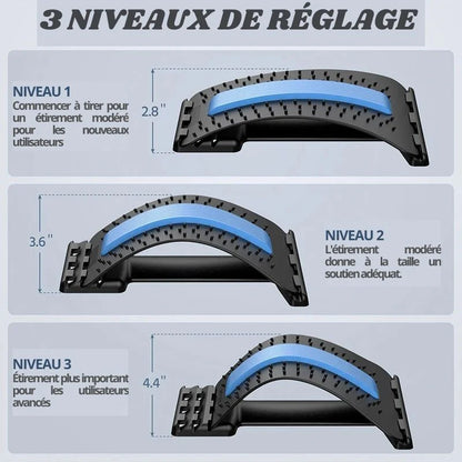 civière dorsale orthopédique